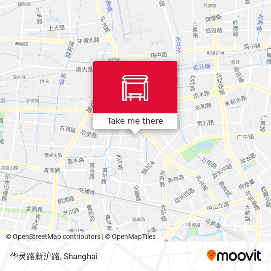 华灵路新沪路 map