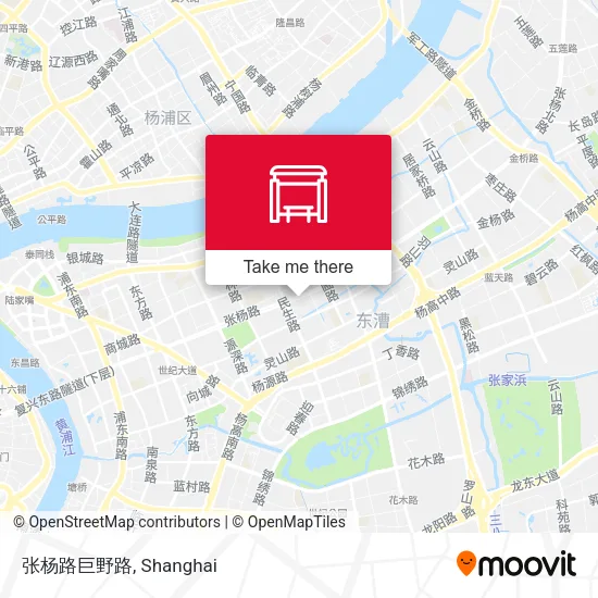 张杨路巨野路 map