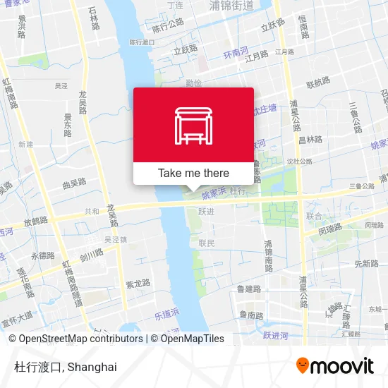 杜行渡口 map