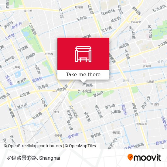 罗锦路景彩路 map