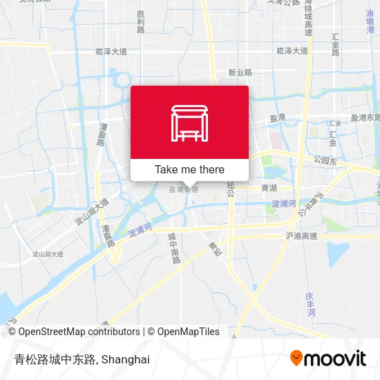 青松路城中东路 map