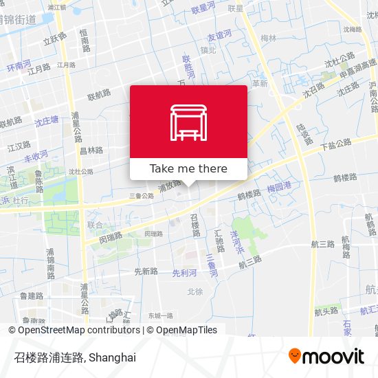 召楼路浦连路 map