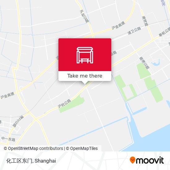 化工区东门 map