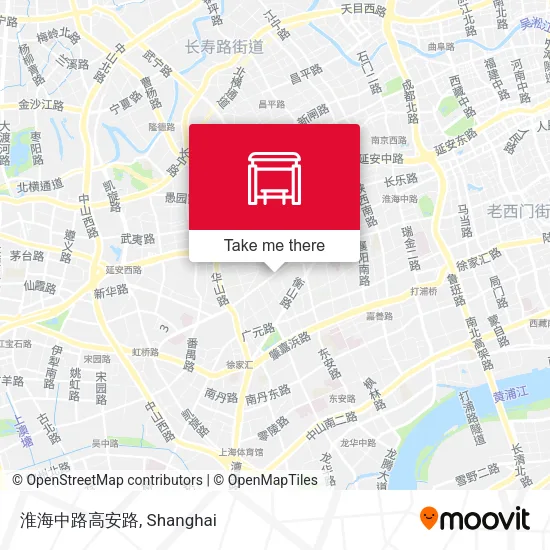 淮海中路高安路 map