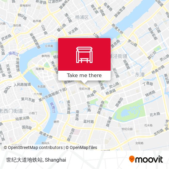 世纪大道地铁站 map