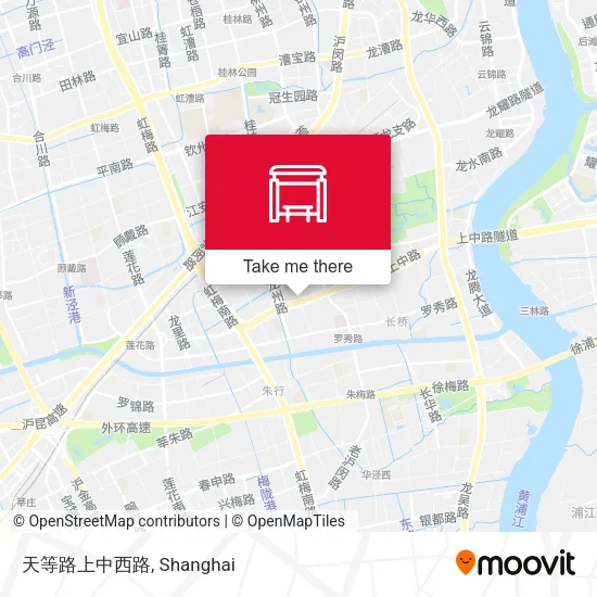天等路上中西路 map