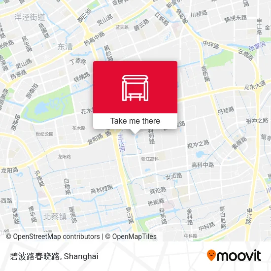碧波路春晓路 map