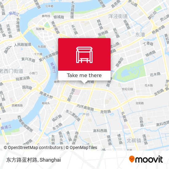 东方路蓝村路 map