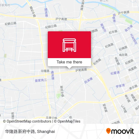 华隆路新府中路 map