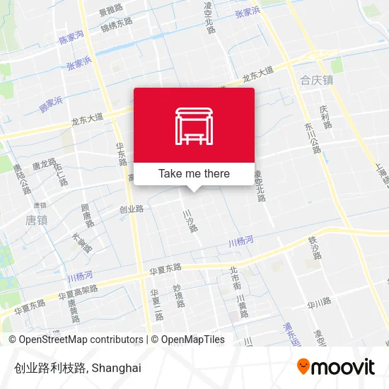 创业路利枝路 map