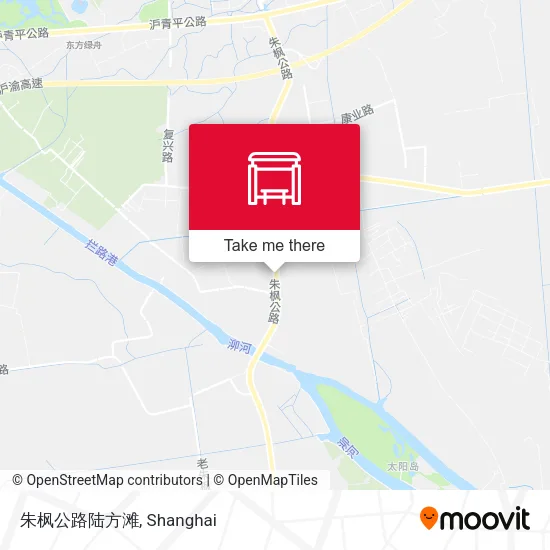 朱枫公路陆方滩 map
