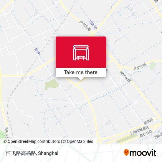 恒飞路高杨路 map
