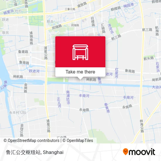 鲁汇公交枢纽站 map