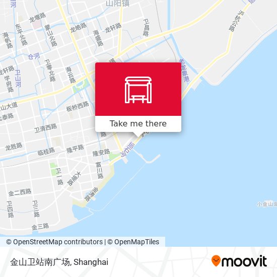 金山卫站南广场 map
