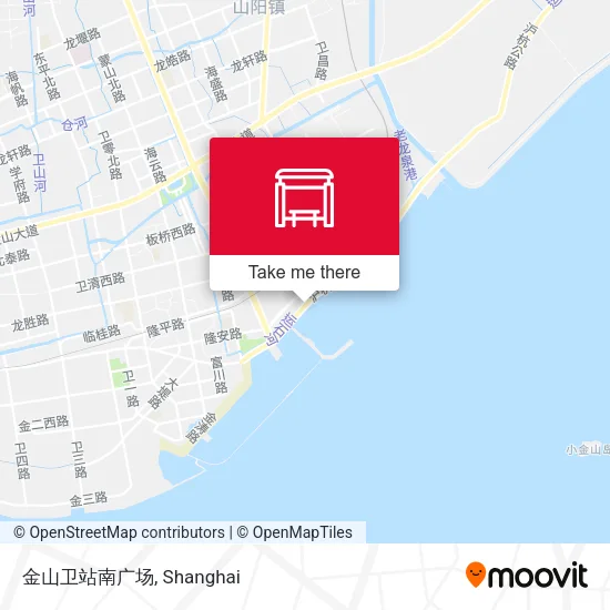 金山卫站南广场 map
