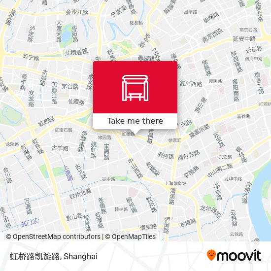 虹桥路凯旋路 map