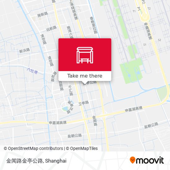金闻路金亭公路 map