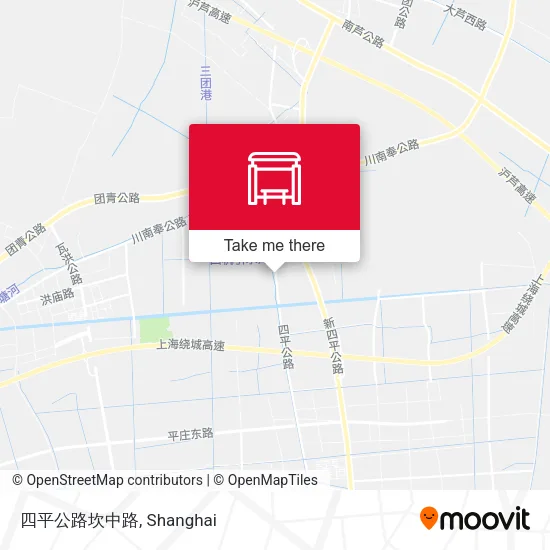四平公路坎中路 map