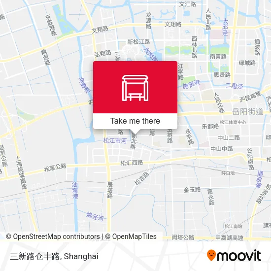 三新路仓丰路 map