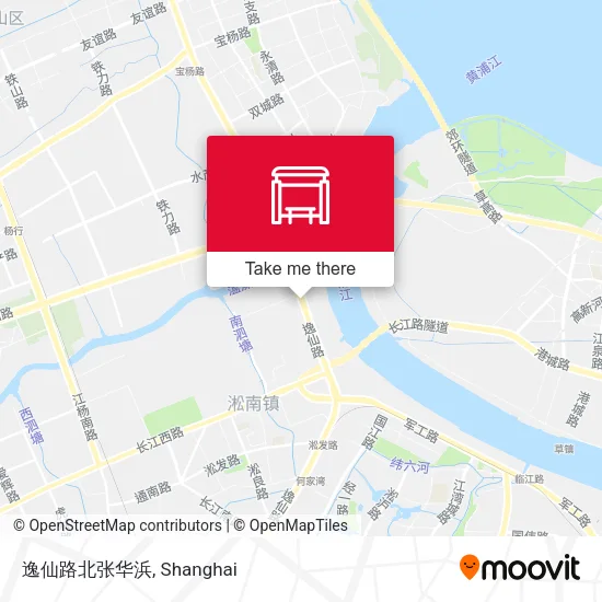 逸仙路北张华浜 map
