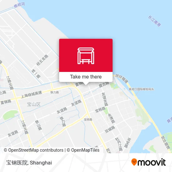宝钢医院 map