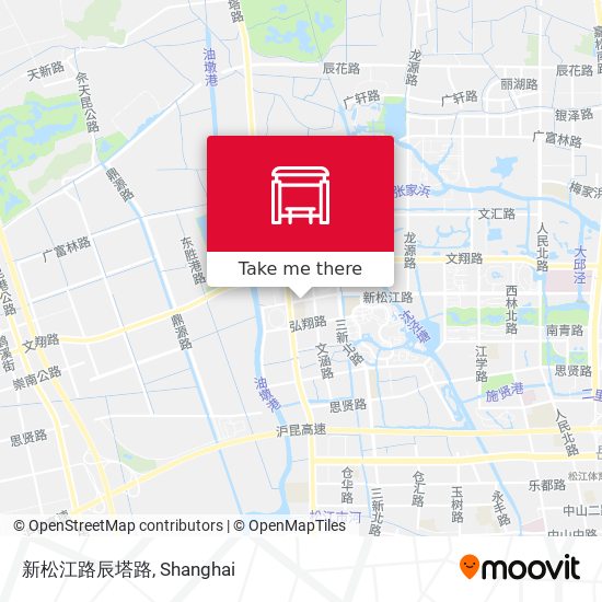新松江路辰塔路 map