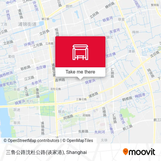 三鲁公路沈杜公路(谈家港) map