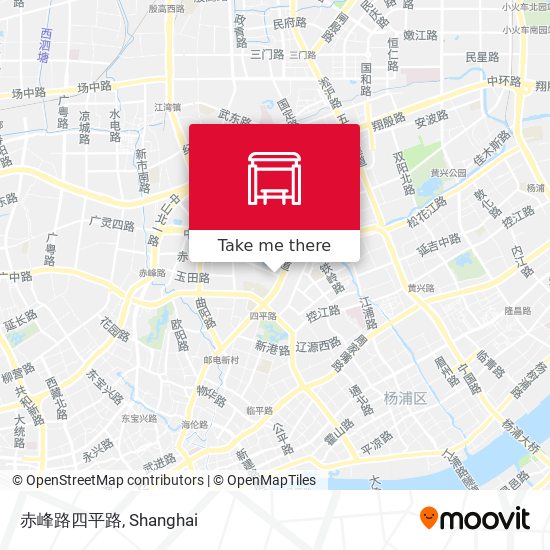 赤峰路四平路 map