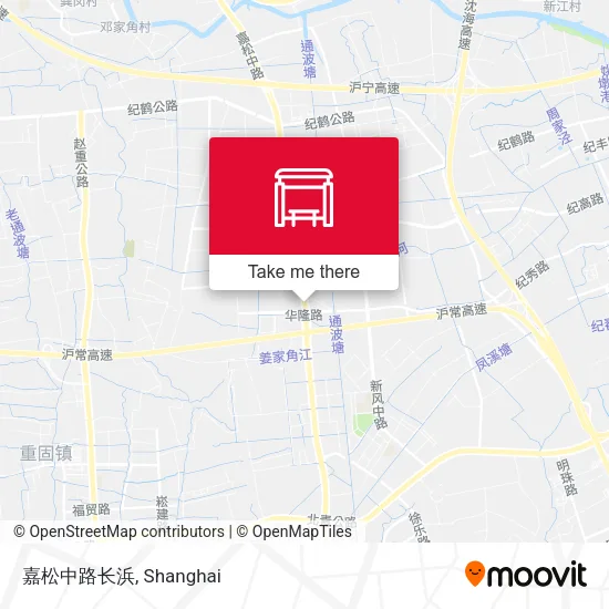 嘉松中路长浜 map