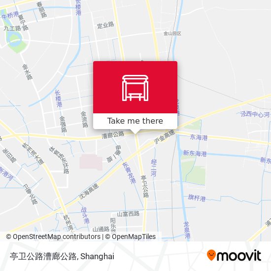 亭卫公路漕廊公路 map