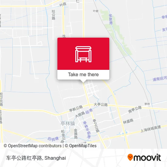 车亭公路红亭路 map