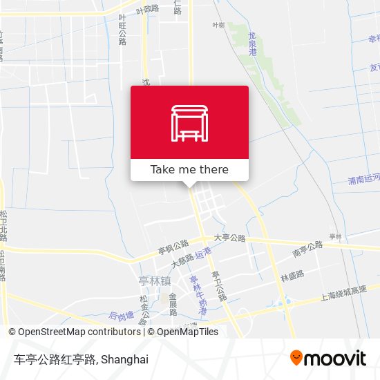 车亭公路红亭路 map
