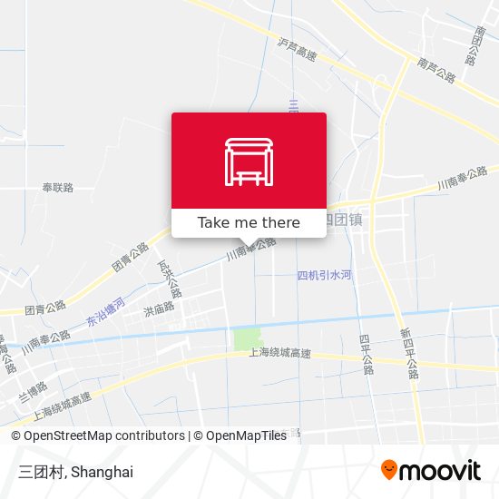 三团村 map