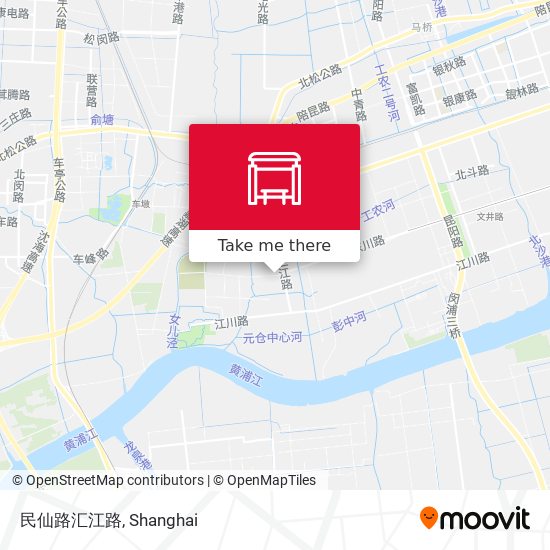 民仙路汇江路 map