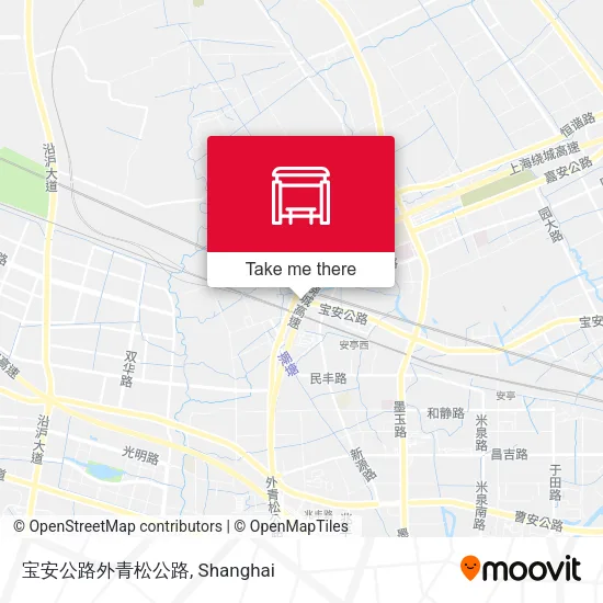 宝安公路外青松公路 map