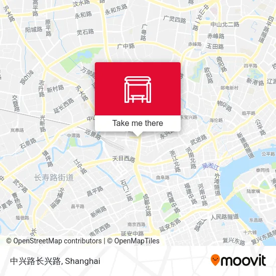 中兴路长兴路 map