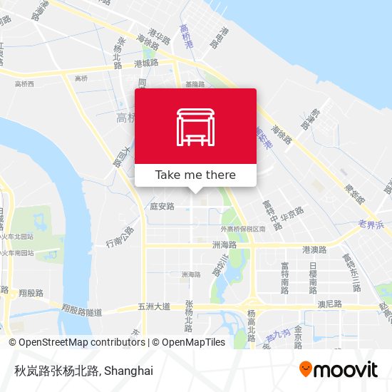 秋岚路张杨北路 map