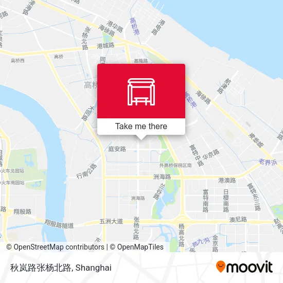 秋岚路张杨北路 map