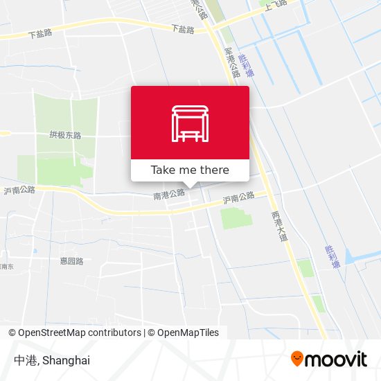 中港 map