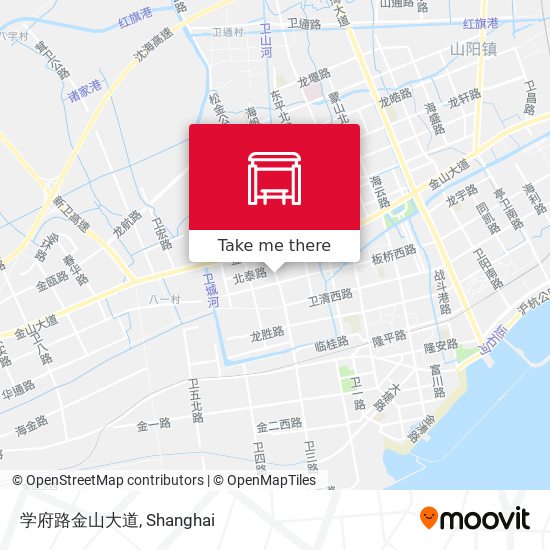 学府路金山大道 map