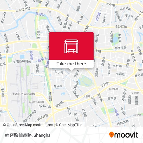 哈密路仙霞路 map