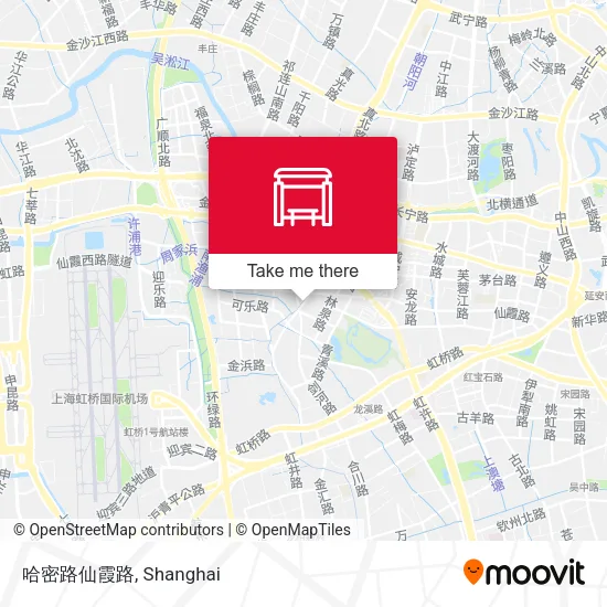 哈密路仙霞路 map