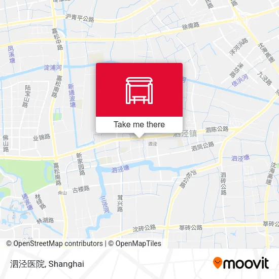 泗泾医院 map