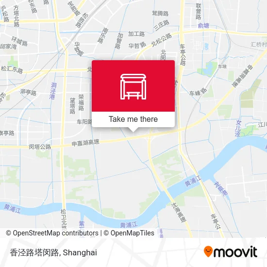 香泾路塔闵路 map