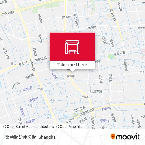 繁荣路沪南公路 map