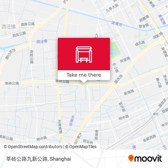 莘砖公路九新公路 map