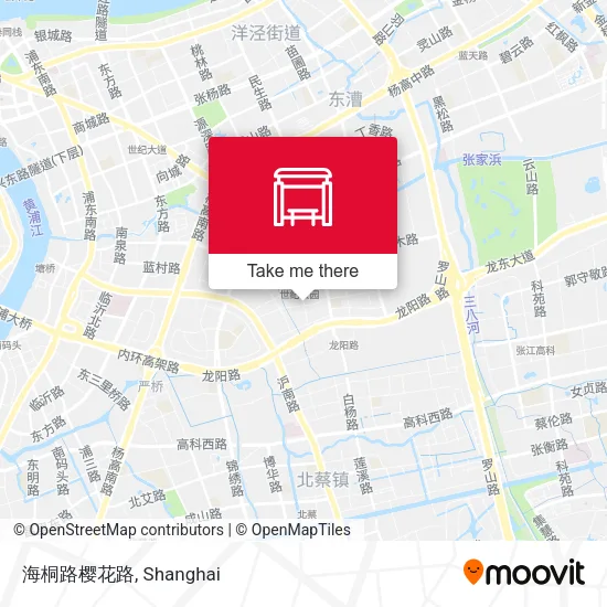 海桐路樱花路 map