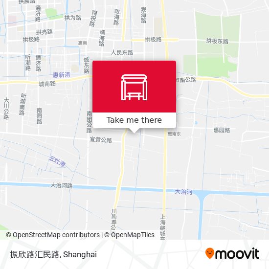 振欣路汇民路 map