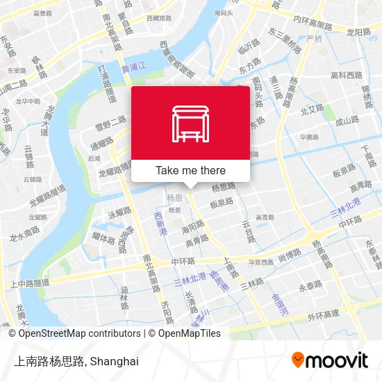 上南路杨思路 map