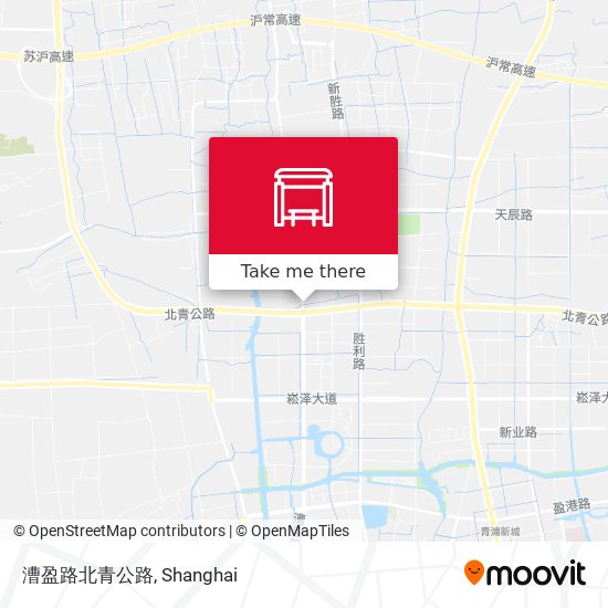 漕盈路北青公路 map